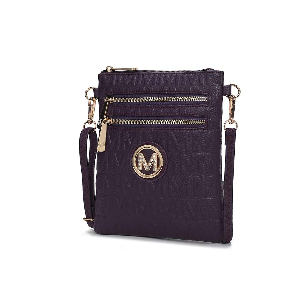 Scarlett женская сумка через плечо из искусственной кожи MKF, темно-фиолетовый 
Scarlett женская сумка через плечо из искусственной кожи MKF, темно-фиолетовый