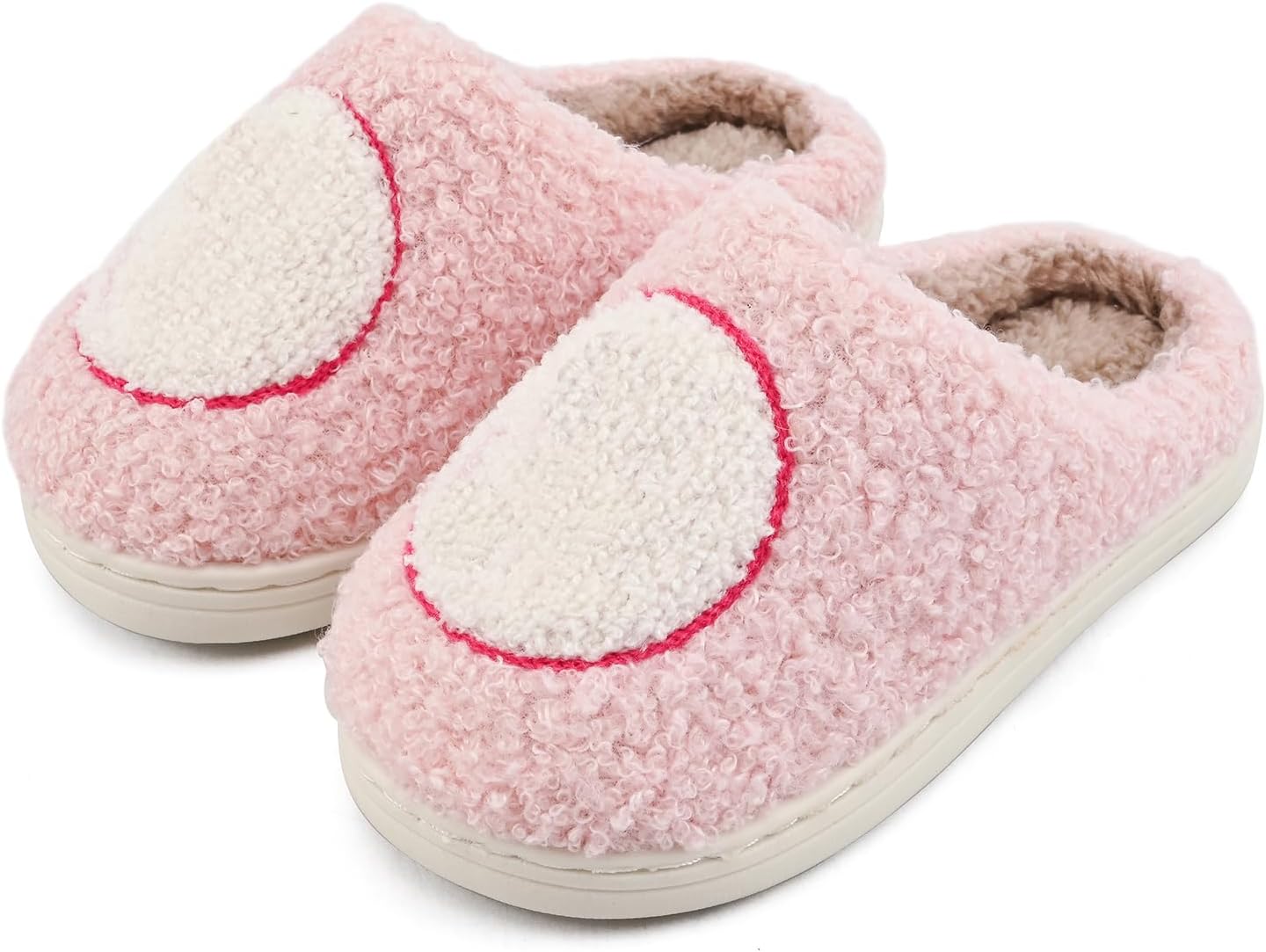 Мягкие плюшевые тапочки Sierlos для детей с милым дизайном- мягкая пена с эффектом памяти, мягкие и удобные для дома и улицы, с улыбающимся лицом, белый
Мягкие плюшевые тапочки Sierlos для детей с милым дизайном- мягкая пена с эффектом памяти, мягкие и удобные для дома и улицы, с улыбающимся лицом, белый