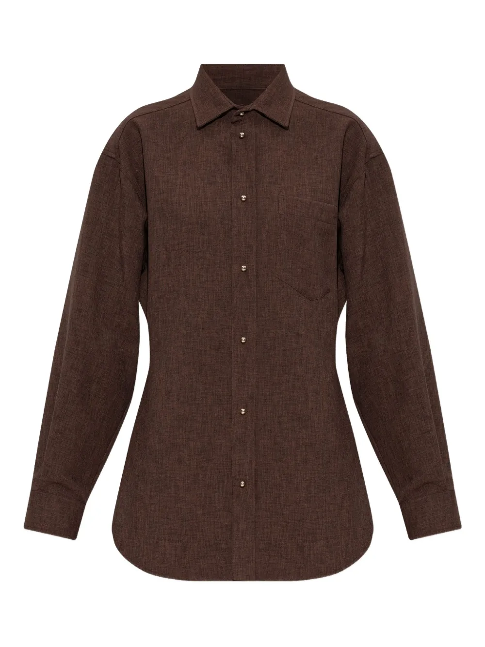 Рубашка с карманом на пуговице Darkpark, коричневый
Рубашка с карманом на пуговице Darkpark, коричневый