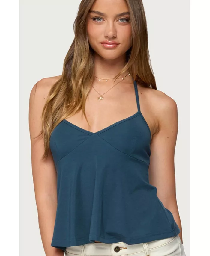 Женский топ Leonora Halter Babydoll Edikted, синий
Женский топ Leonora Halter Babydoll Edikted, синий