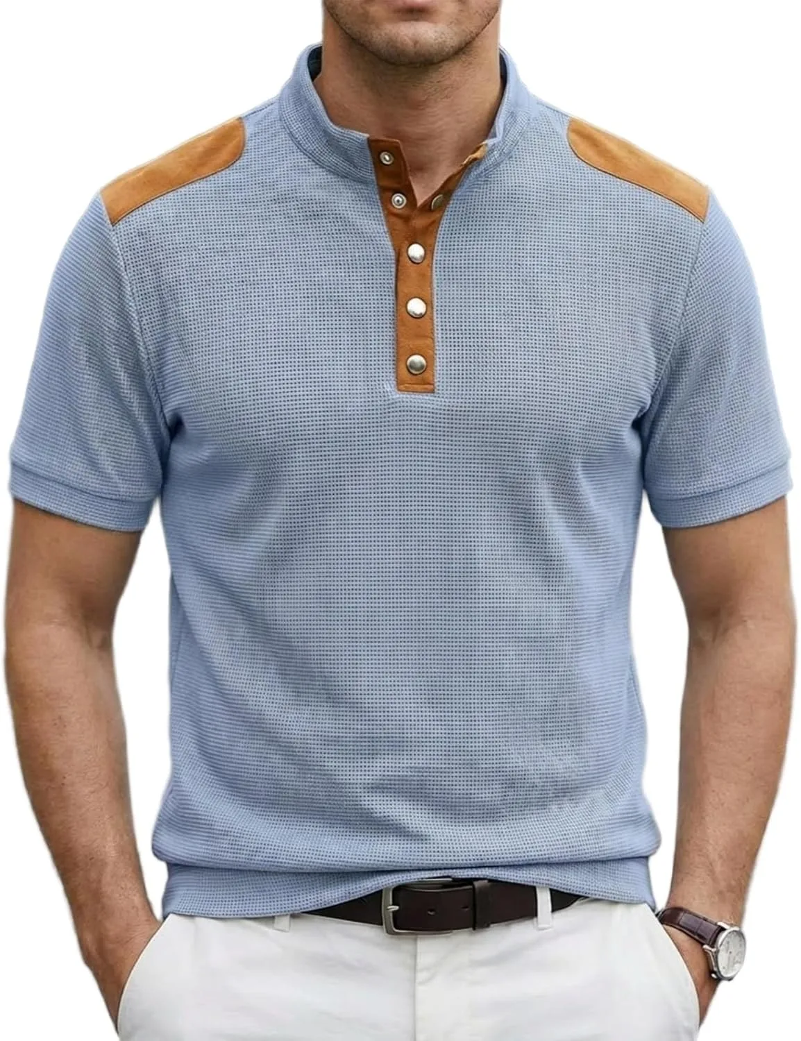 Мужская футболка Henley с коротким рукавом, летняя, Casual, размеры S-3XL WENKOMG1
Мужская футболка Henley с коротким рукавом, летняя, Casual, размеры S-3XL WENKOMG1