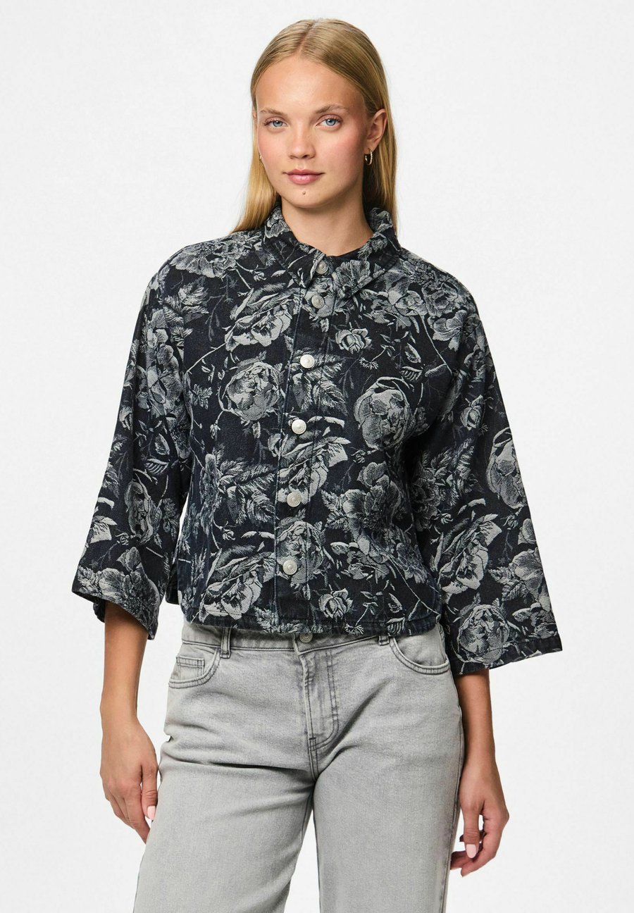 Блуза Pieces Button-down blouse, Black
Блуза Pieces Button-down blouse, Black
