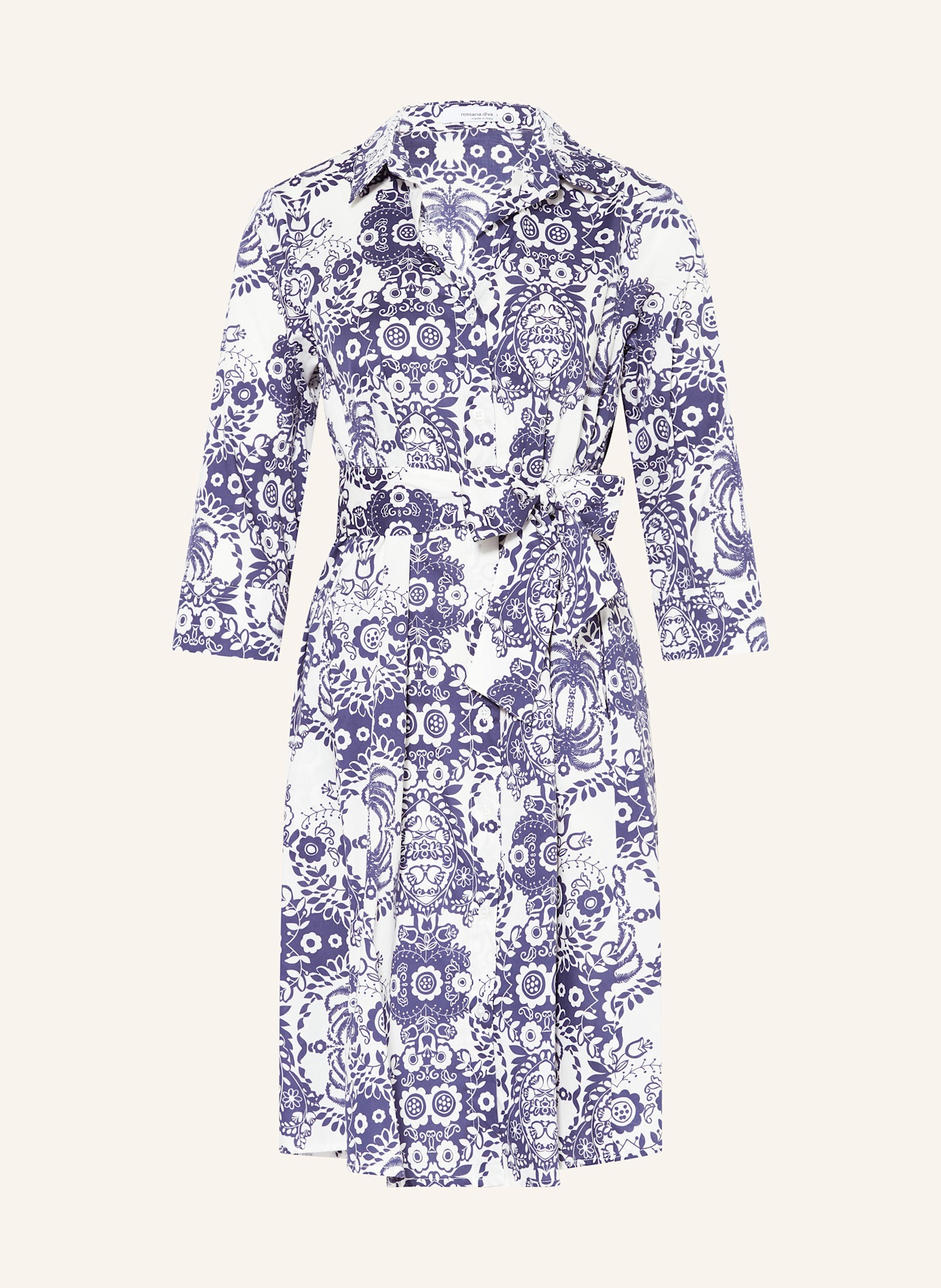 Платье-Рубашка с рукавами 3/4 Rossana Diva, мультиколор
Платье-Рубашка с рукавами 3/4 Rossana Diva, мультиколор