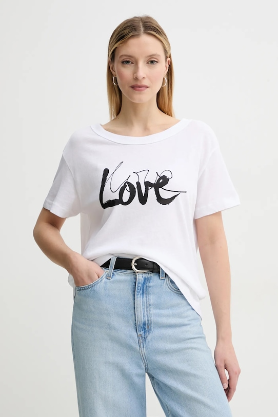 Хлопковая футболка Marc O'Polo, белый
Хлопковая футболка Marc O'Polo, белый