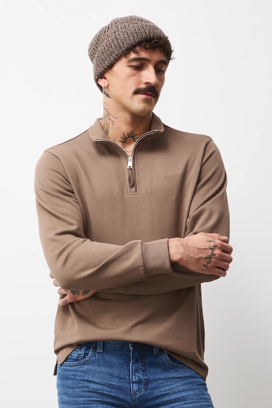 Хлопковый лонгслив Medicine, коричневый
Хлопковый лонгслив Medicine, коричневый