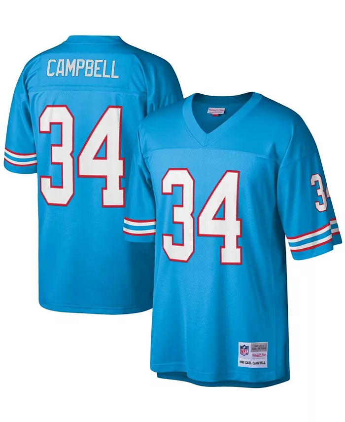 Мужская реплика джерси Earl Campbell в светло-голубом цвете Houston Oilers Legacy Mitchell & Ness
Мужская реплика джерси Earl Campbell в светло-голубом цвете Houston Oilers Legacy Mitchell & Ness