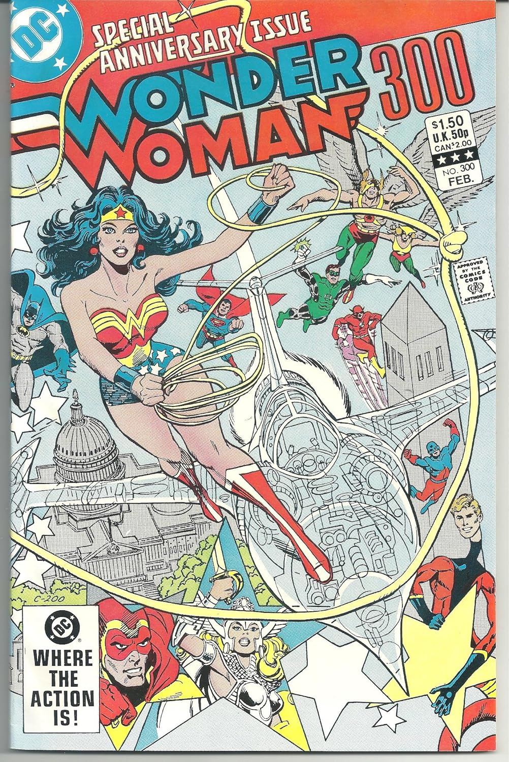 Wonder Woman 300 (Comic) Feb. 1983 No. 300 (42) (DC Comics)
Wonder Woman 300 (Comic) Feb. 1983 No. 300 (42) (DC Comics)