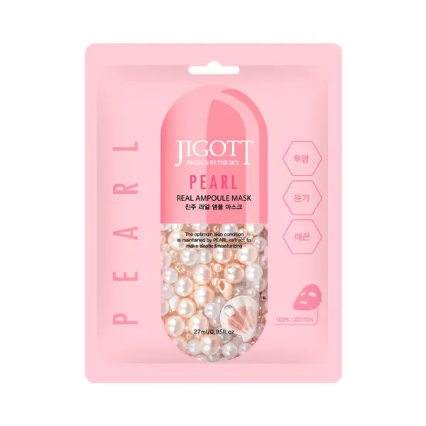 Тканевая маска для лица, 1 шт. Jigott Pearl
Тканевая маска для лица, 1 шт. Jigott Pearl