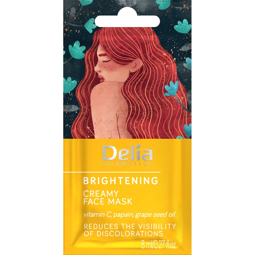 Крем-осветляющая маска для лица Delia Brightening, 8 мл
Крем-осветляющая маска для лица Delia Brightening, 8 мл