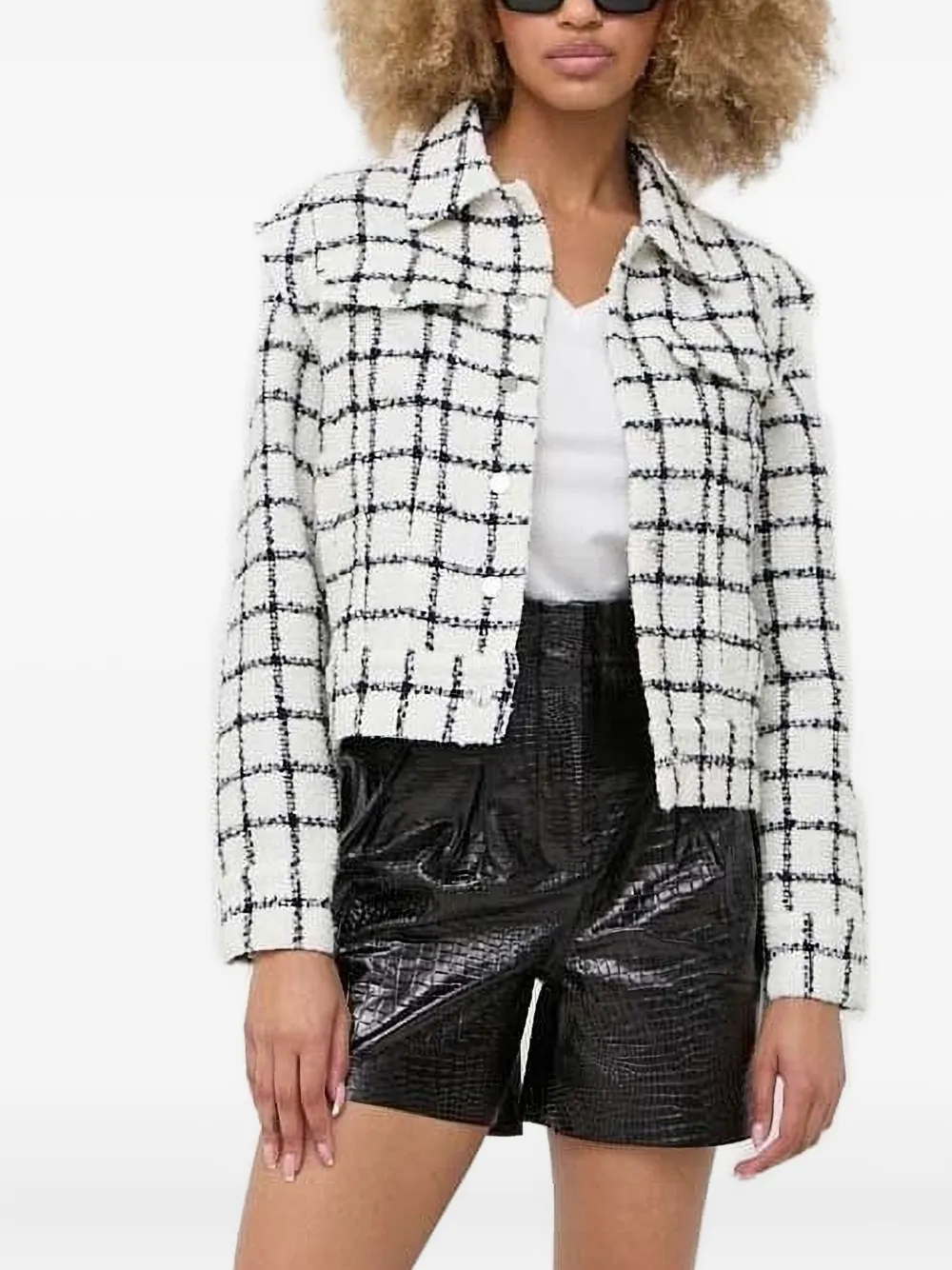 Твидовая куркта в клетку Notes Du Nord, белый
Твидовая куркта в клетку Notes Du Nord, белый