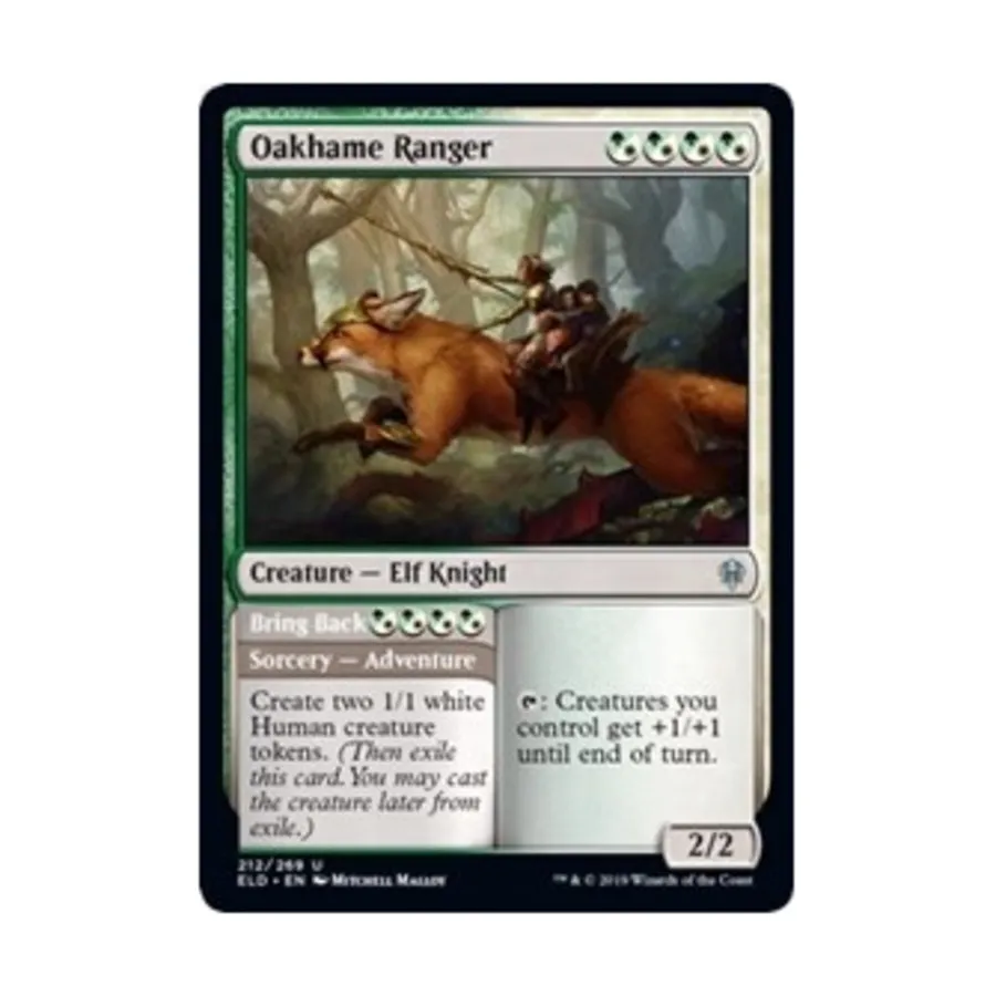 CCG Оакхем Рейнджер // Верни (U) (фольга), MTG - Throne of Eldraine
CCG Оакхем Рейнджер // Верни (U) (фольга), MTG - Throne of Eldraine