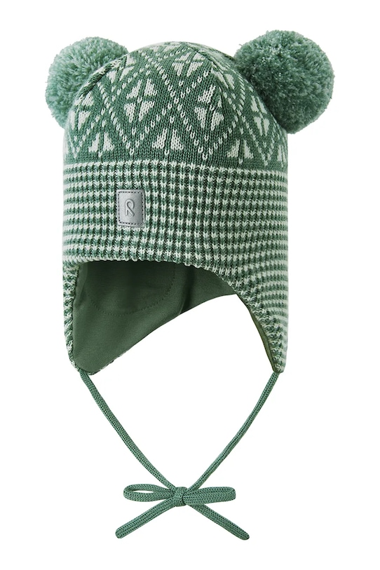 Детская шерстяная шапка Kuuru Reima, зеленый
Детская шерстяная шапка Kuuru Reima, зеленый