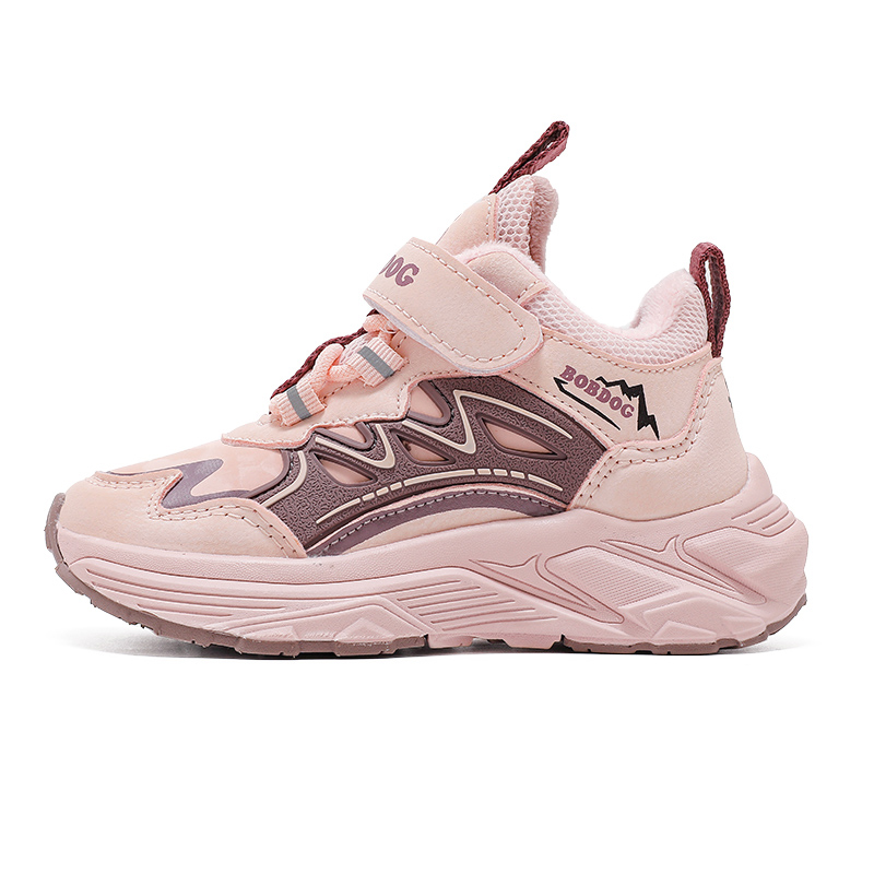Термоустойчивые противоскользящие детские повседневные кроссовки Kids' BOBDOG, розовый/фиолетовый 
Термоустойчивые противоскользящие детские повседневные кроссовки Kids' BOBDOG, розовый/фиолетовый