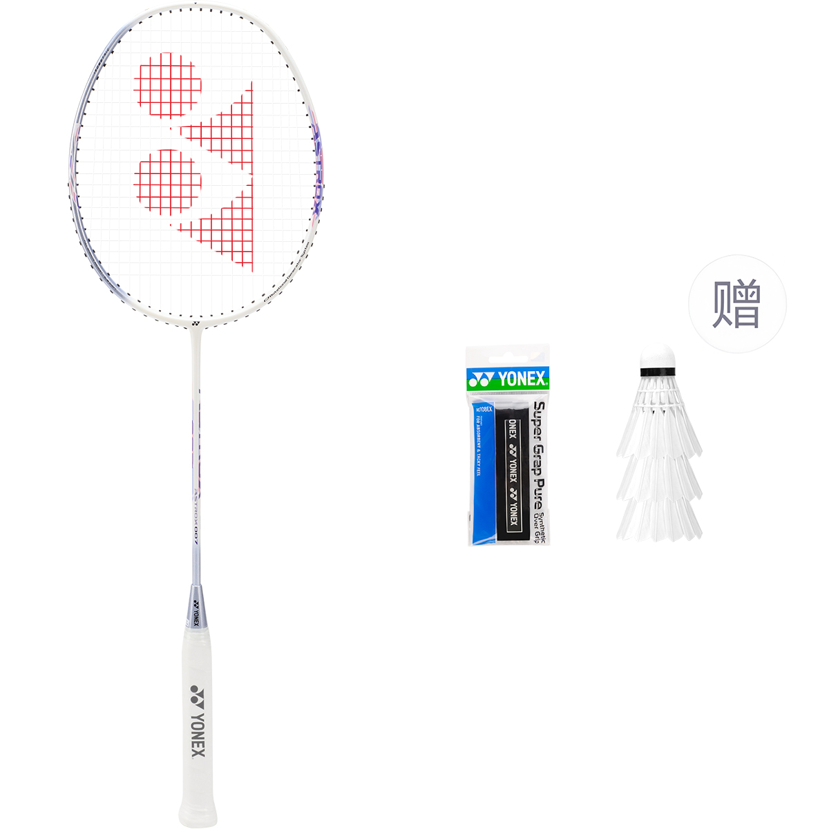 Ракетки для бадминтона AstroX Yonex, tianfu sonic 007 clothing sets box (белый thread)
Ракетки для бадминтона AstroX Yonex, tianfu sonic 007 clothing sets box (белый thread)