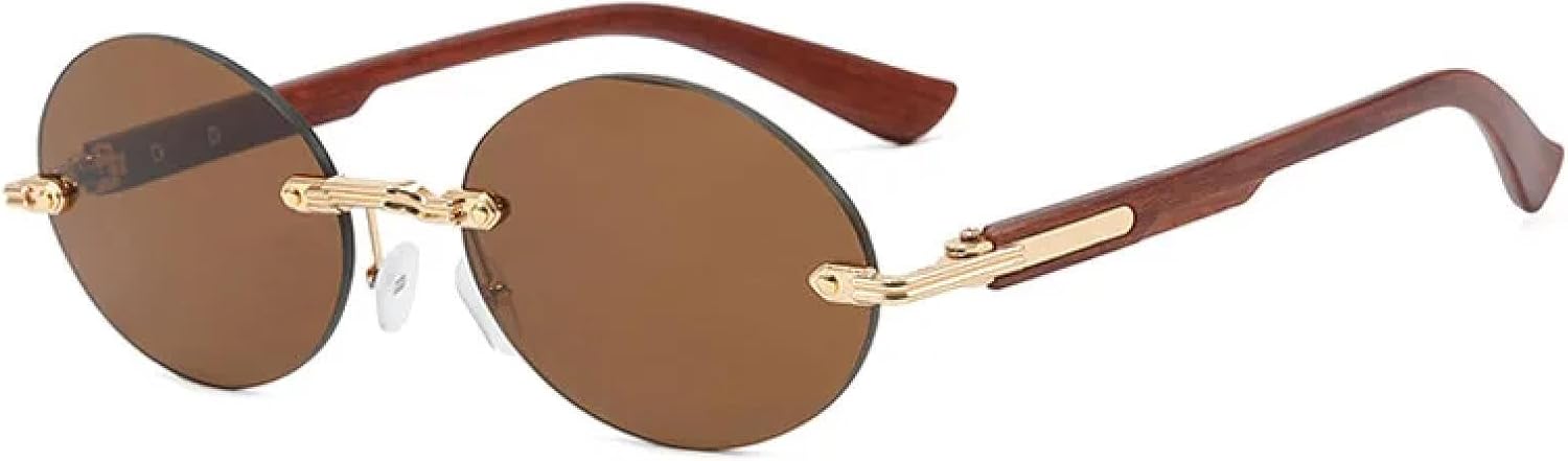 Солнцезащитные очки для мужчин и женщин, роскошные, в стиле ретро, без оправы, защита от УФ-излучения UV400, металлические, для путешествий и активного отдыха UATXTAU, Gold-brown
Солнцезащитные очки для мужчин и женщин, роскошные, в стиле ретро, без оправы, защита от УФ-излучения UV400, металлические, для путешествий и активного отдыха UATXTAU, Gold-brown