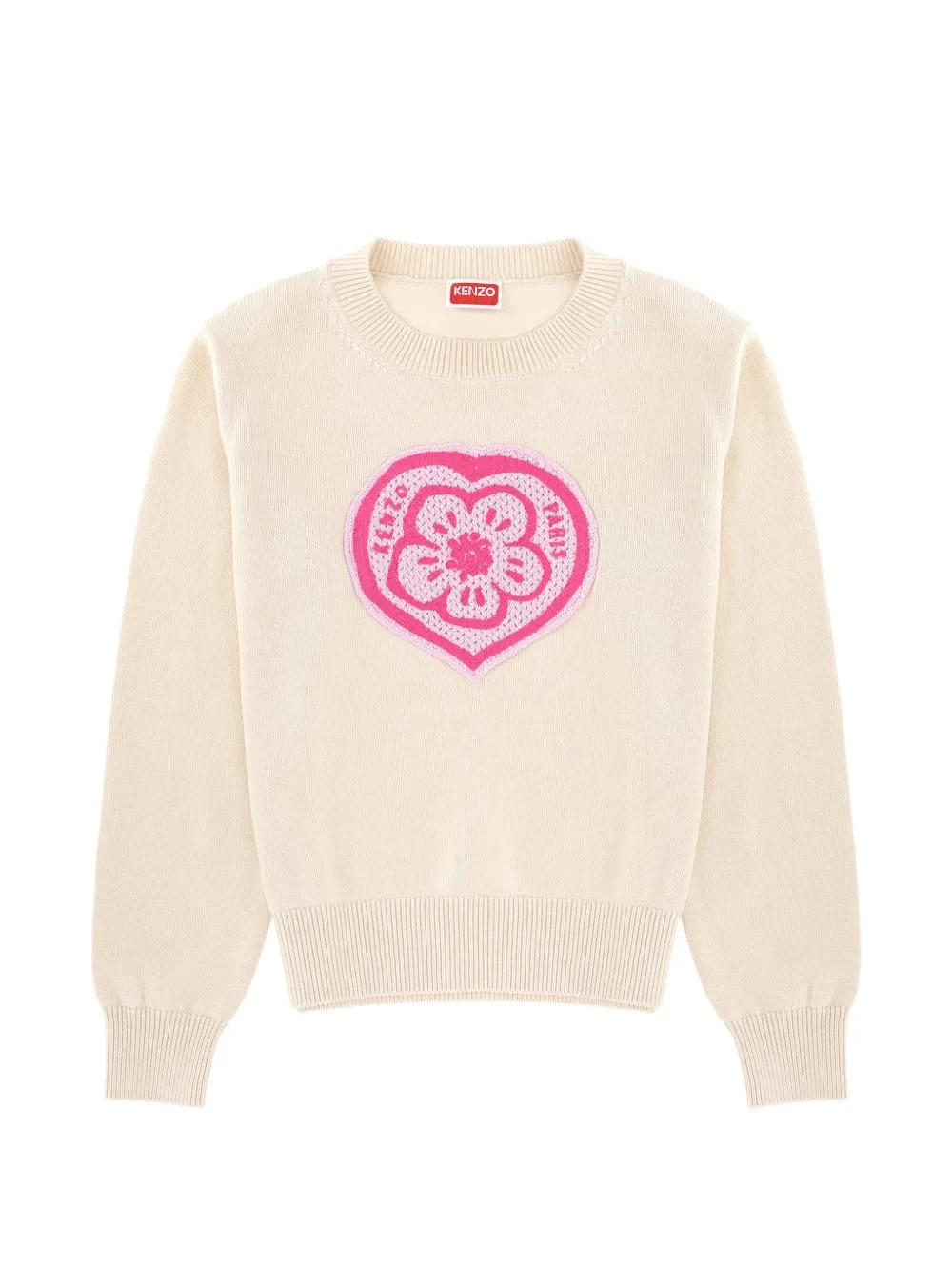 Вязаный свитер Boke Heart Kenzo, бежевый
Вязаный свитер Boke Heart Kenzo, бежевый