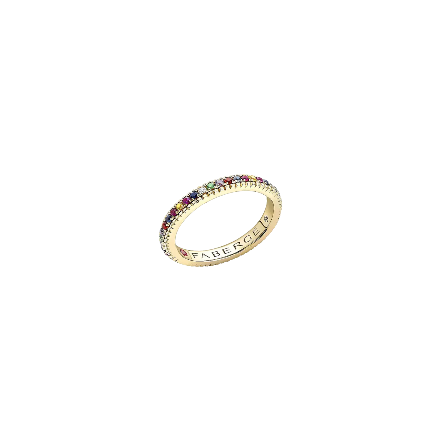 Кольцо Fabergé Eternity colours of love из желтого золота с разноцветными драгоценными камнями
Кольцо Fabergé Eternity colours of love из желтого золота с разноцветными драгоценными камнями