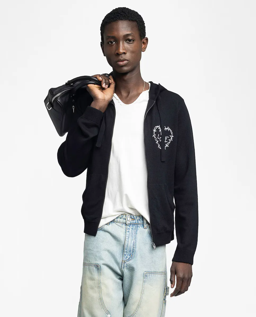 Кардиган Clash мужской с длинными рукавами из шерсти Zadig & Voltaire, черный
Кардиган Clash мужской с длинными рукавами из шерсти Zadig & Voltaire, черный