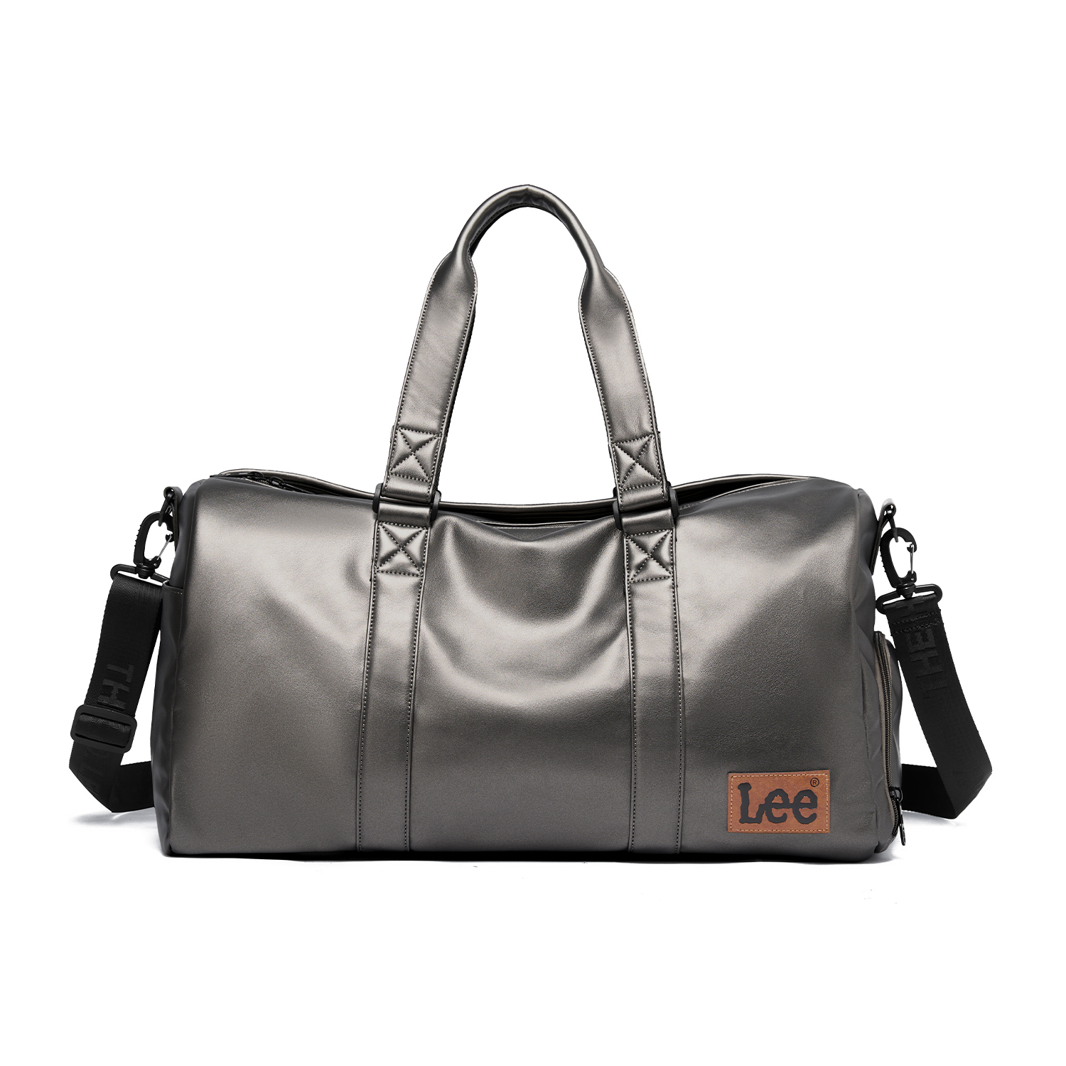 Lee 32-литровая спортивная сумка из ПВХ для путешествий унисекс серебристо-серого цвета, Silver Gray 
Lee 32-литровая спортивная сумка из ПВХ для путешествий унисекс серебристо-серого цвета, Silver Gray