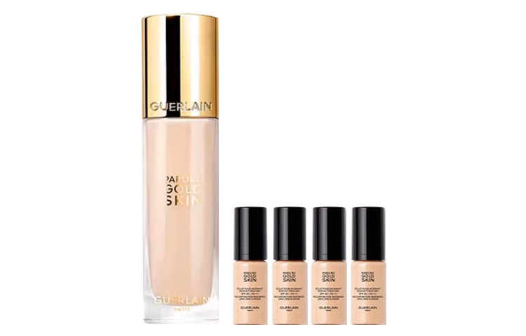 GUERLAIN JIAOLAN Golden Diamond тональная основа Perfecting Foundation набор для макияжа легко растушевывается матовое выравнивание тона кожи 35мл+5мл*4
GUERLAIN JIAOLAN Golden Diamond тональная основа Perfecting Foundation набор для макияжа легко растушевывается матовое выравнивание тона кожи 35мл+5мл*4