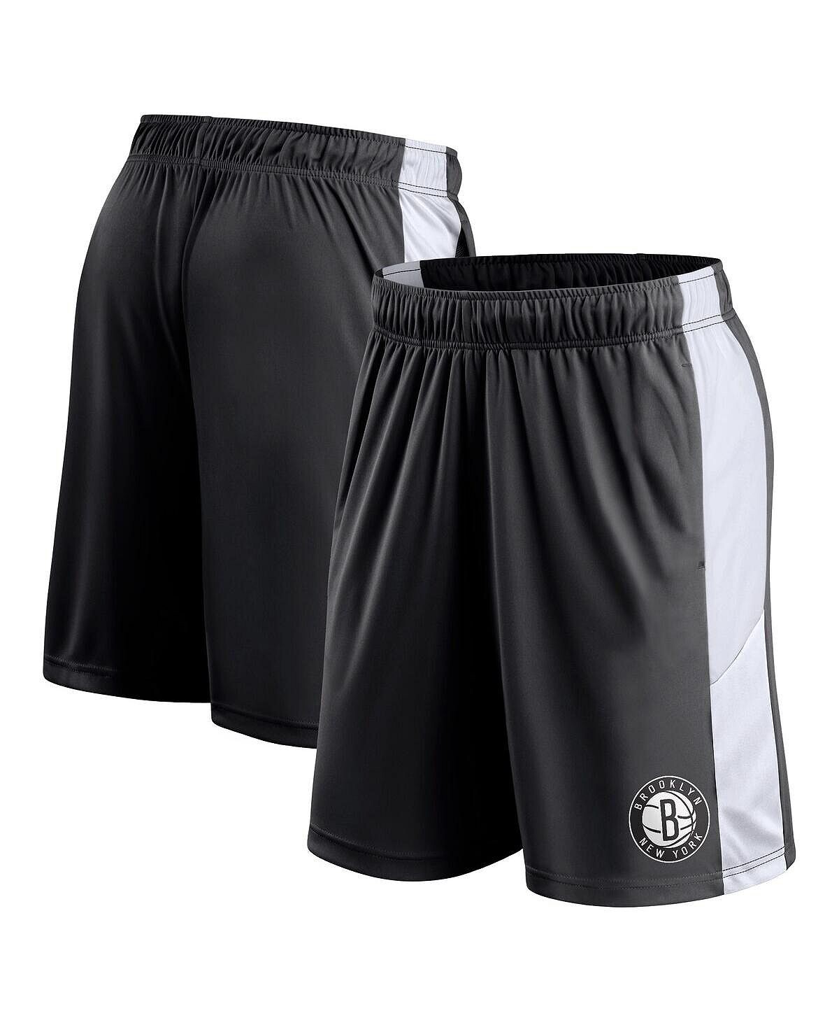 Мужские черные фирменные шорты Brooklyn Nets Champion Rush с цветными блоками Fanatics
Мужские черные фирменные шорты Brooklyn Nets Champion Rush с цветными блоками Fanatics