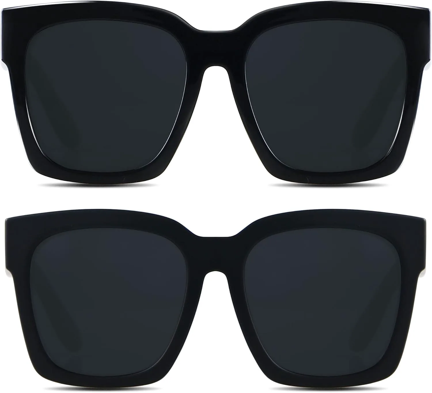 Солнцезащитные очки ANDWOOD большого размера для женщин, квадратная оправа, ретро-стиль, модный дизайн, защита от УФ-излучения, Glossy Black + Matte Black
Солнцезащитные очки ANDWOOD большого размера для женщин, квадратная оправа, ретро-стиль, модный дизайн, защита от УФ-излучения, Glossy Black + Matte Black