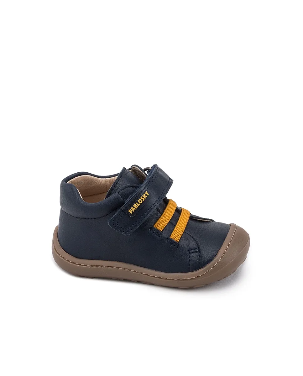 Детские кожаные ботиночки на липучках Pablosky, темно-синий
Детские кожаные ботиночки на липучках Pablosky, темно-синий