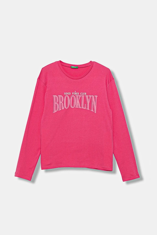 Детская хлопковая кофта с длинным рукавом United Colors Of Benetton, розовый
Детская хлопковая кофта с длинным рукавом United Colors Of Benetton, розовый