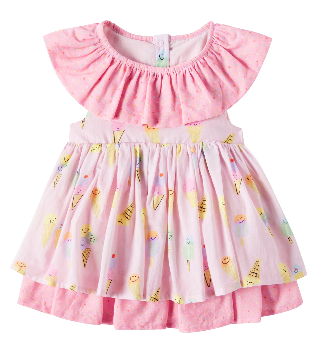 Печатное хлопковое платье Stella McCartney Kids, Glicine/Multicolor
Печатное хлопковое платье Stella McCartney Kids, Glicine/Multicolor