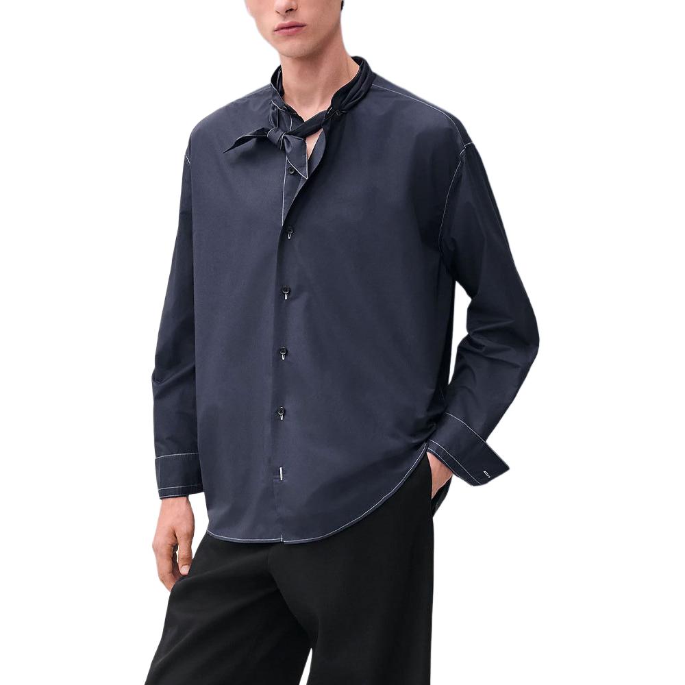 HERMES Рубашка Marius мужская темно-синяя
HERMES Рубашка Marius мужская темно-синяя