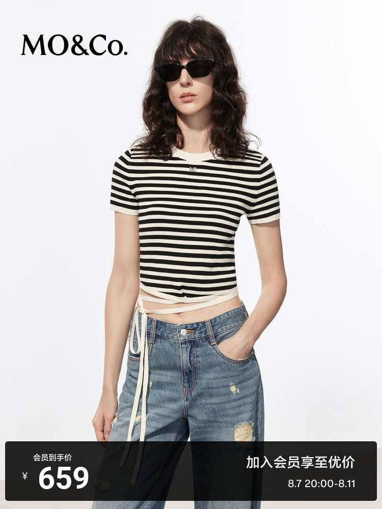 Свитер приталенный Moco с короткими рукавами, белый / черный
Свитер приталенный Moco с короткими рукавами, белый / черный