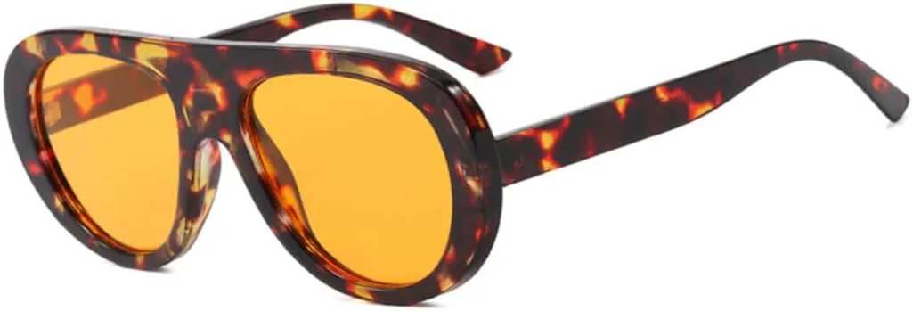 Винтажные дизайнерские солнцезащитные очки для женщин и мужчин, модные, популярные, роскошные, в стиле панк, для активного отдыха и вождения SZVVBKK, Leopard Orange
Винтажные дизайнерские солнцезащитные очки для женщин и мужчин, модные, популярные, роскошные, в стиле панк, для активного отдыха и вождения SZVVBKK, Leopard Orange