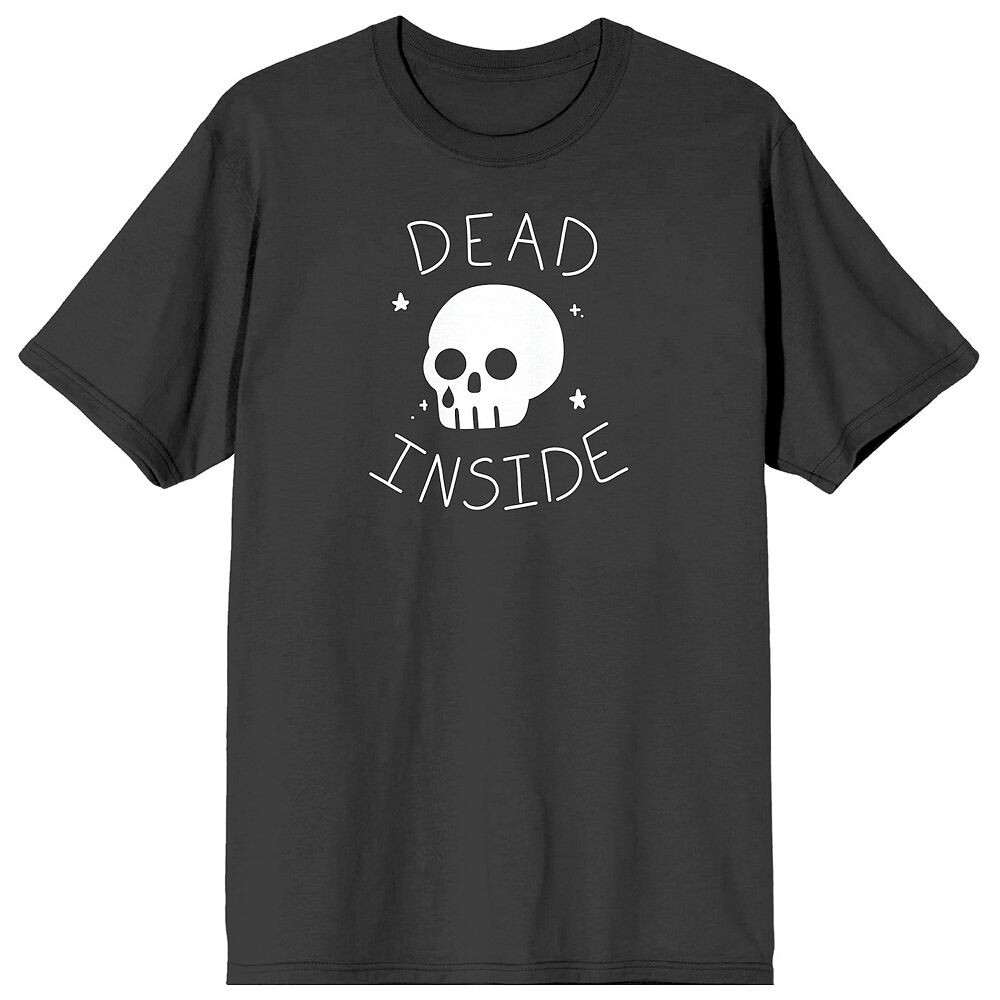 Мужская футболка с рисунком черепа «Dead Inside» на Хэллоуин Licensed Character, черный
Мужская футболка с рисунком черепа «Dead Inside» на Хэллоуин Licensed Character, черный