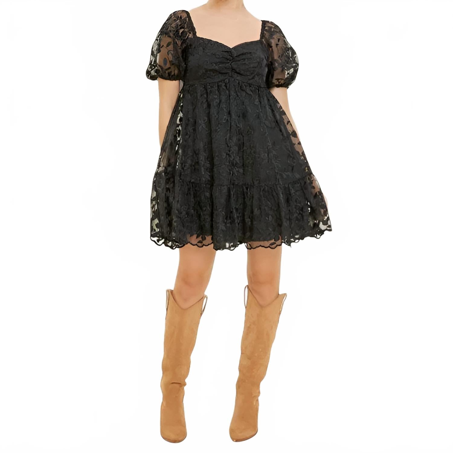 Платье Seraphina в черном цвете Baevely by Wellmade
Платье Seraphina в черном цвете Baevely by Wellmade