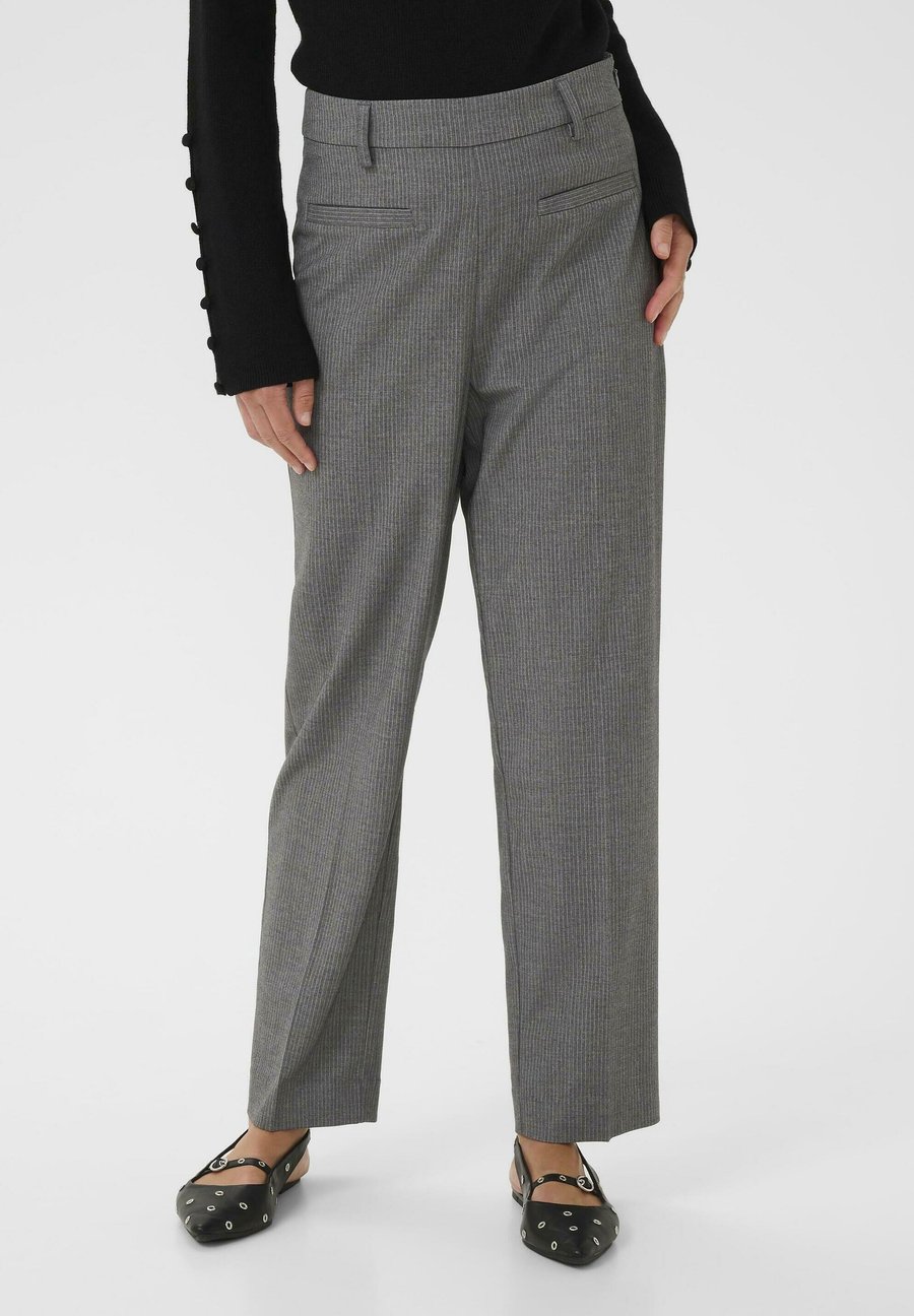 Брюки Kaffe Trousers, Grey Melange Chalk Stripe/Mottled Grey
Брюки Kaffe Trousers, Grey Melange Chalk Stripe/Mottled Grey