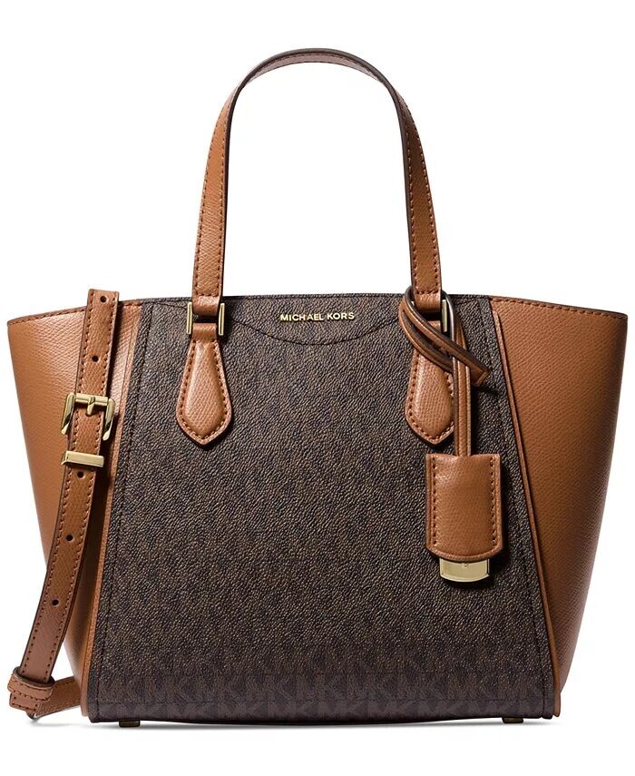 Маленькая сумка через плечо с откидным верхом и молнией с логотипом Taryn Michael Kors, бежевый
Маленькая сумка через плечо с откидным верхом и молнией с логотипом Taryn Michael Kors, бежевый