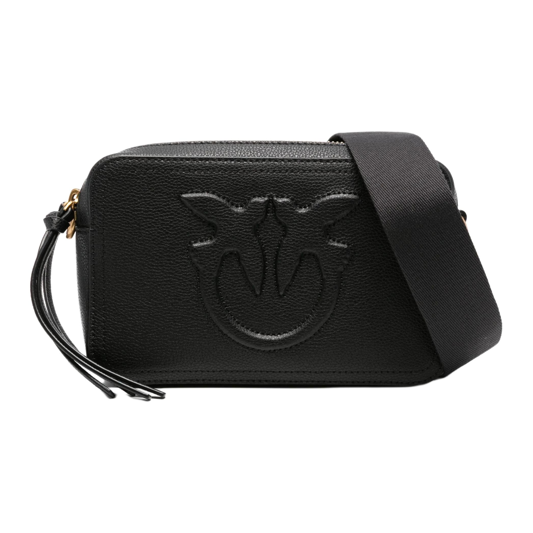 PINKO Женская черная сумка через плечо из телячьей кожи
PINKO Женская черная сумка через плечо из телячьей кожи