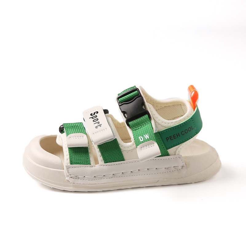 Детские сандалии с низким верхом, противоскользящие, с амортизацией и защитой от ударов D&W, зеленый
Детские сандалии с низким верхом, противоскользящие, с амортизацией и защитой от ударов D&W, зеленый