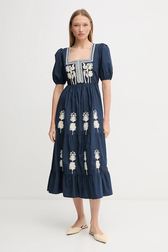 Хлопковое платье Hoss Intropia, темно-синий
Хлопковое платье Hoss Intropia, темно-синий
