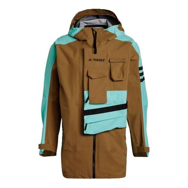 Куртка adidas Terrex Xploric Rain Jacket GI7307, хаки 
Куртка adidas Terrex Xploric Rain Jacket GI7307, хаки