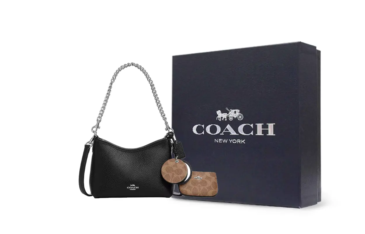 Coach Женская маленькая сумка через плечо Laurel из зернистой кожи, черная
Coach Женская маленькая сумка через плечо Laurel из зернистой кожи, черная