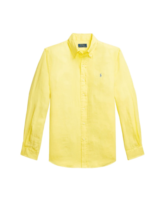 Золотистая льняная рубашка-поло для курорта Polo Ralph Lauren, желтый
Золотистая льняная рубашка-поло для курорта Polo Ralph Lauren, желтый