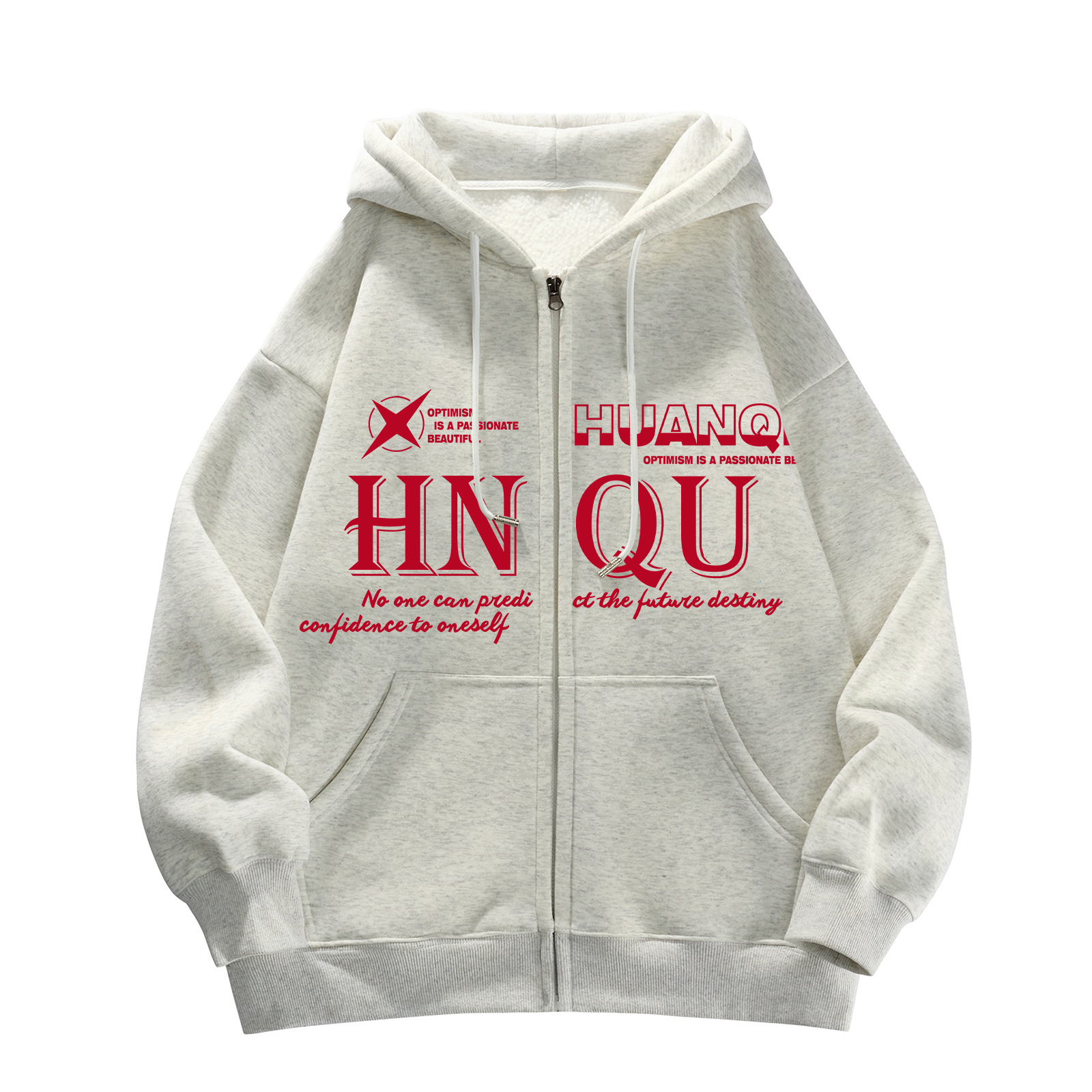Толстовка Unisex Hooded Moderate Cardigan HUANQIU, белый heather серый (красный )
Толстовка Unisex Hooded Moderate Cardigan HUANQIU, белый heather серый (красный )