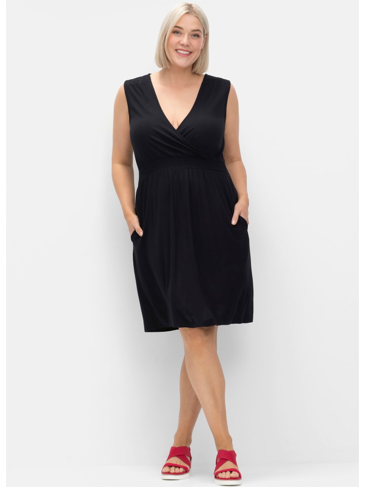 Платье до колена sheego, черный
Платье до колена sheego, черный