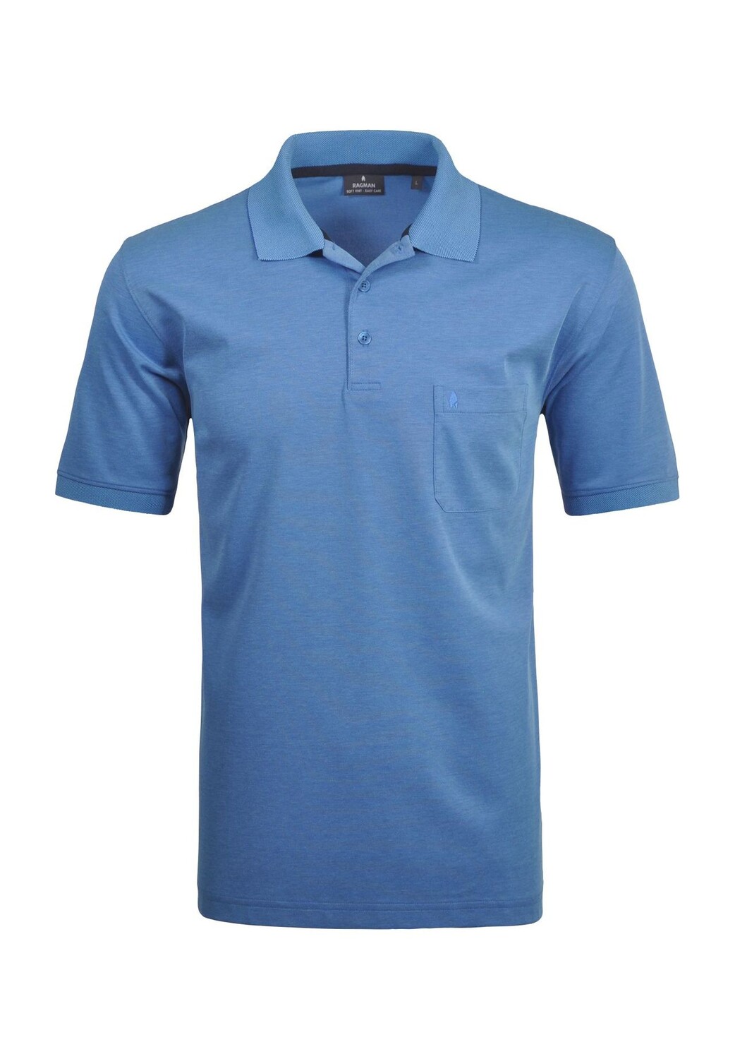 Рубашка-поло, нагрудный карман, мужская RAGMAN, цвет Aqua
Рубашка-поло, нагрудный карман, мужская RAGMAN, цвет Aqua