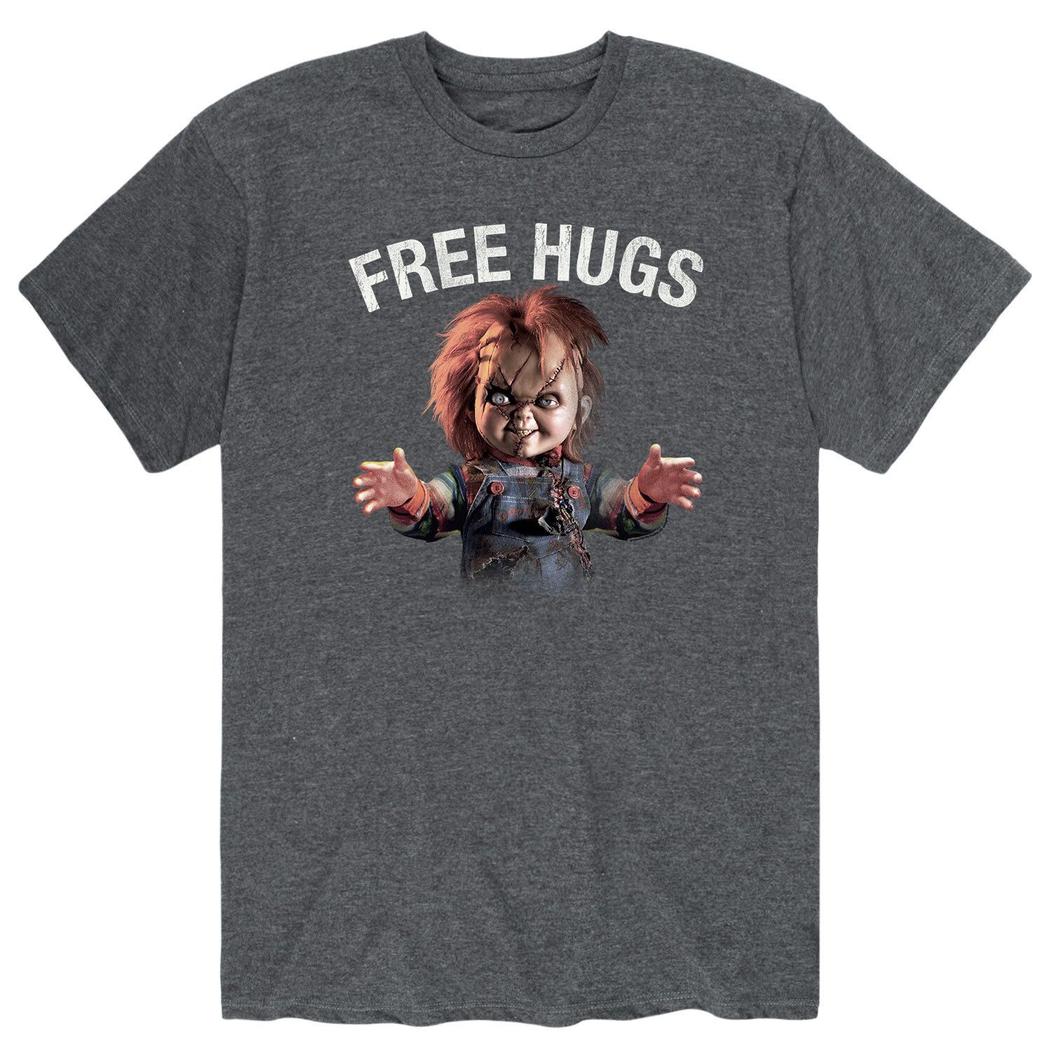 Мужская футболка Chucky Free Hugs Licensed Character
Мужская футболка Chucky Free Hugs Licensed Character