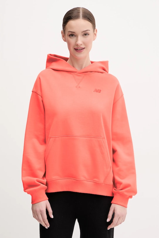 Хлопковая толстовка New Balance, оранжевый
Хлопковая толстовка New Balance, оранжевый
