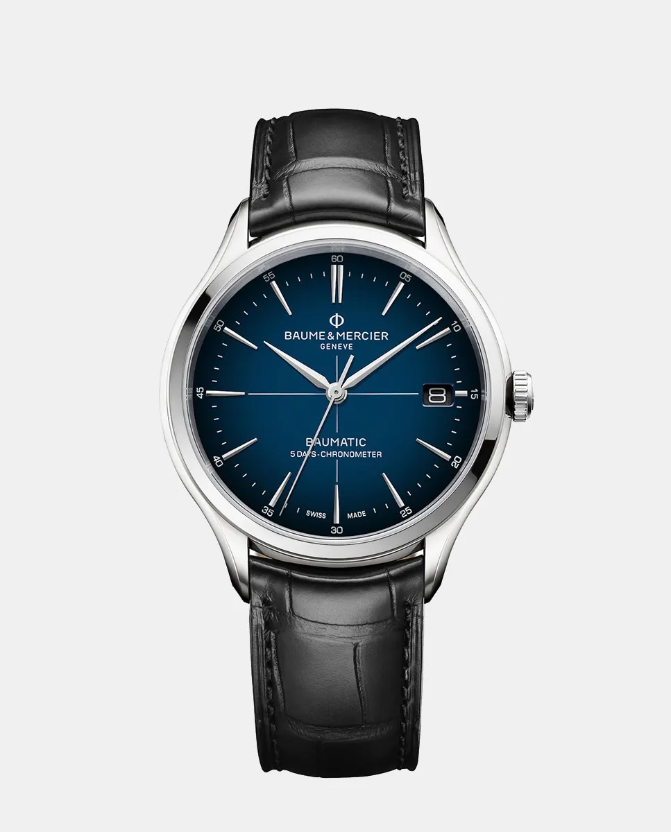 Clifton M0A10467 Автоматические мужские часы с черным кожаным ремешком Baume & Mercier, черный
Clifton M0A10467 Автоматические мужские часы с черным кожаным ремешком Baume & Mercier, черный