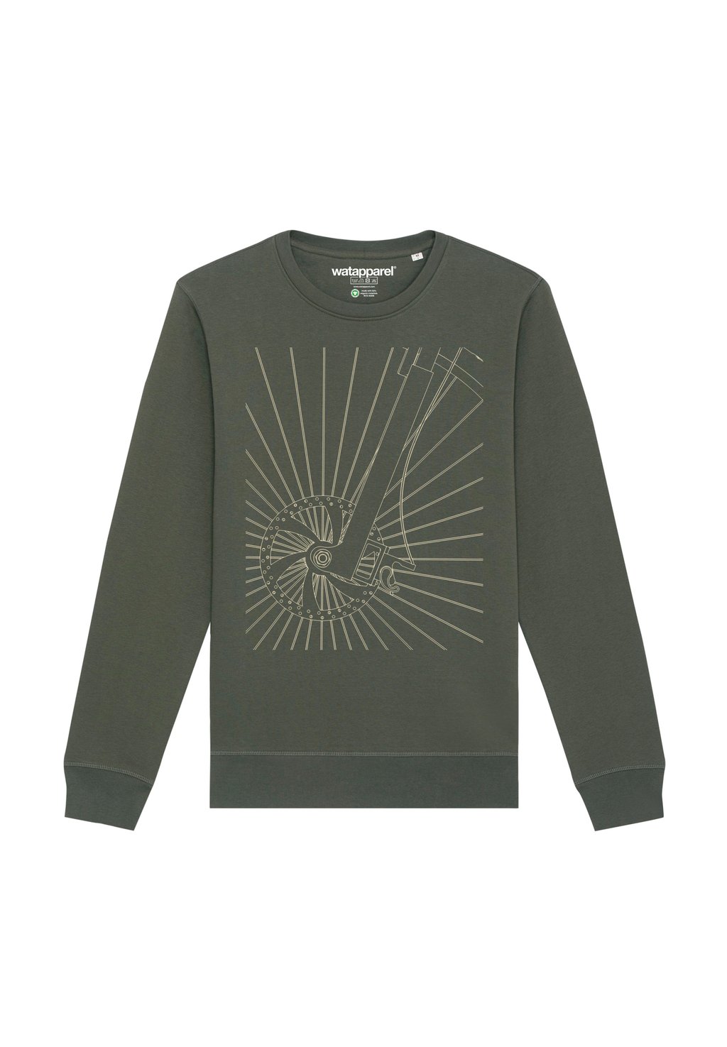 Толстовка watapparel, хаки
Толстовка watapparel, хаки