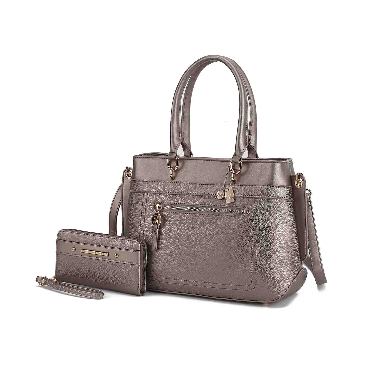 Женская сумка Gardenia Tote с кошельком из веганской кожи от Mia K MKF Collection By Mia K., цвет pewter, Розовый, Женская сумка Gardenia Tote с кошельком из веганской кожи от Mia K MKF Collection By Mia K., цвет pewter
Женская сумка Gardenia Tote с кошельком из веганской кожи от Mia K MKF Collection By Mia K., цвет pewter, Розовый, Женская сумка Gardenia Tote с кошельком из веганской кожи от Mia K MKF Collection By Mia K., цвет pewter